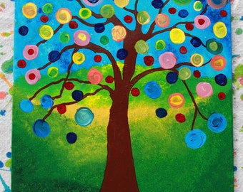 Contemporary Impressionist Tree Painting