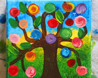 Contemporary Impressionist Tree Painting 444