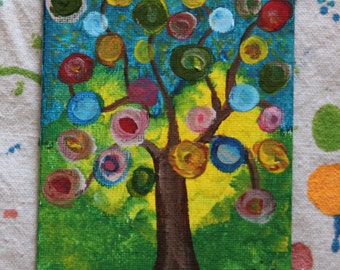 Contemporary Impressionist Tree Painting 4526