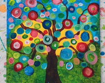 Contemporary Impressionist Tree Painting