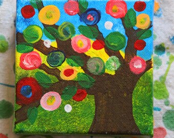 Contemporary Impressionist Tree Painting 449
