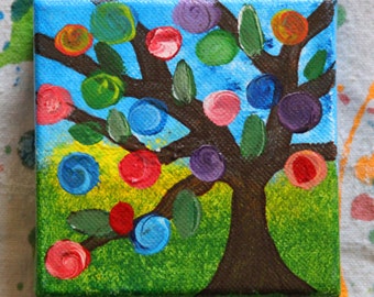 Contemporary Impressionist Tree Painting 443