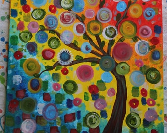 Contemporary Impressionist Tree Painting 15