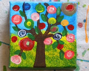 Contemporary Impressionist Tree Painting 442