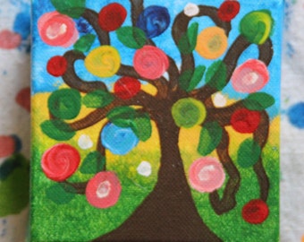 Contemporary Impressionist Tree Painting 445