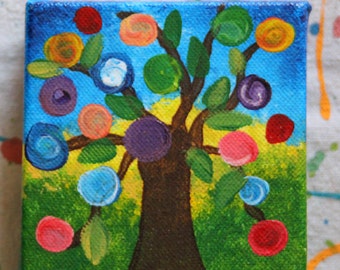 Contemporary Impressionist Tree Painting 446