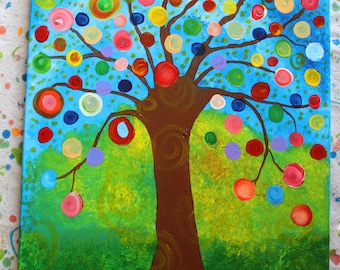 Contemporary Impressionist Tree Painting 162035