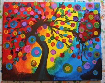 Contemporary Impressionist Tree Painting 16