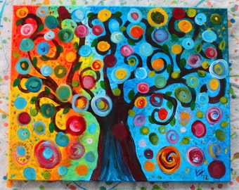 Contemporary Impressionist Tree Painting