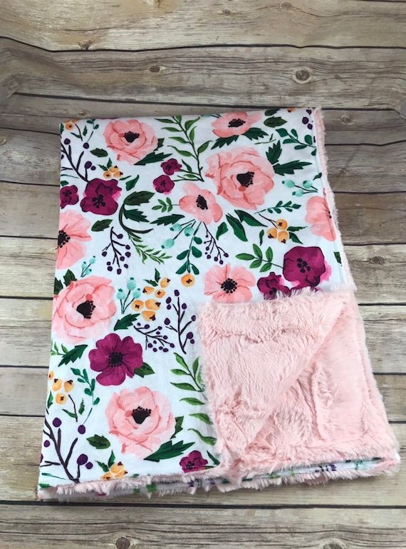 blush baby blanket
