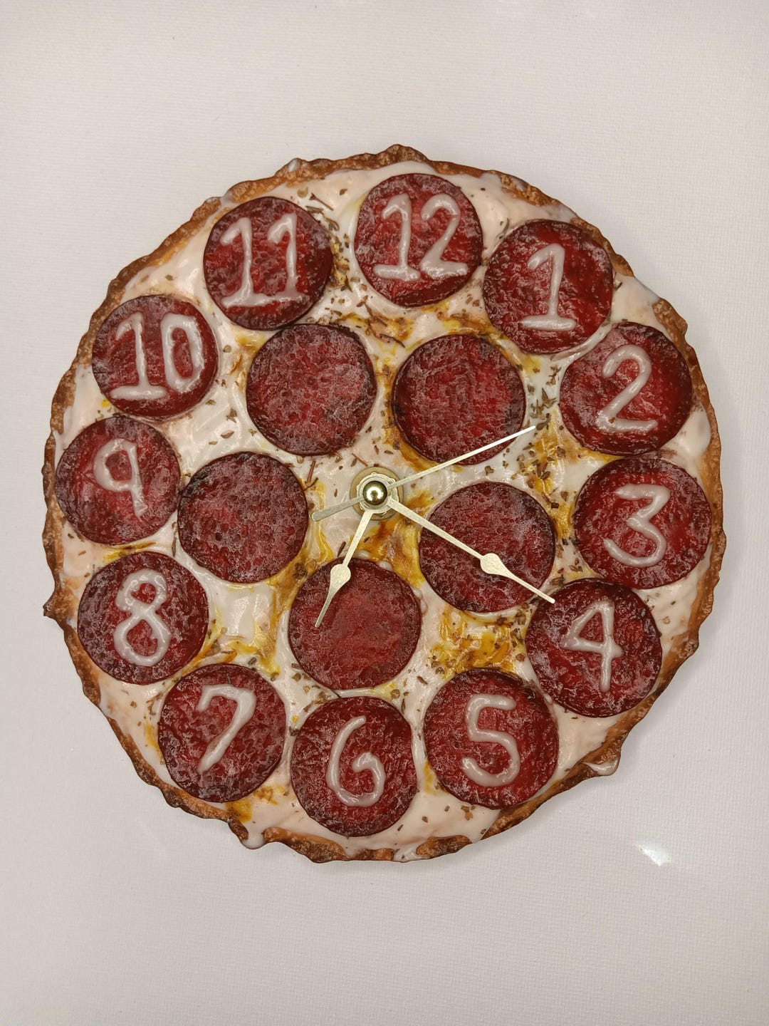 7-inch Pizza Clock - Etsy