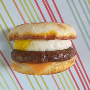 Sausage, Egg, and Cheese Breakfast Sandwich magnet