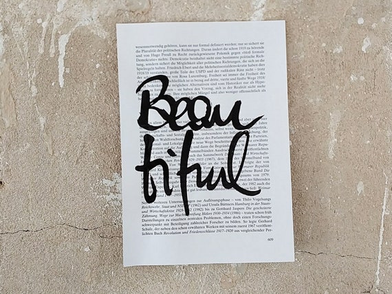 Modern Wall Art - Quote Home Decoration Handlettering Unique gift ideas for Christmas Stay Gold Calligraphy Art