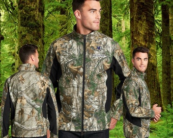 Geborduurde Port Authority Camouflage Colorblock Soft Shell - Voeg naam, bedrijfsnaam of bestandslogo toe