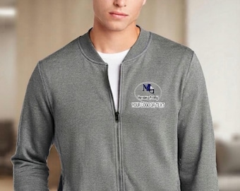 Embroidered Sport-Tek® Lightweight French Terry Bomber - Add Text, Logo, Name or Company Name