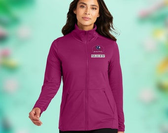 Besticktes Damen Accord Stretch Fleece Full-Zip - Logo, Text oder Namen hinzufügen