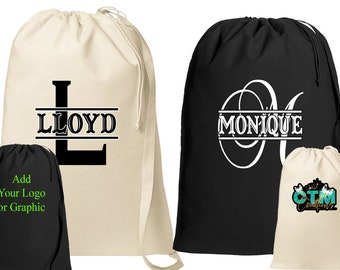 Bolsa de lavandería personalizada con impresión digital - bolsa de lavandería - graduaciones - bolsa de lavandería para campamentos - artículos esenciales para dormitorios - apartamentos - Airbnb