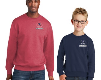 Embroidered Port & Company® Essential Fleece Crewneck Sweatshirt