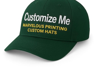 Custom Embroidery Five-Panel Twill Cap - Stitch Caps with Logo or Text