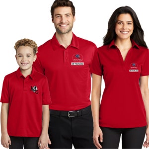 Embroidered Port Authority® Silk Touch Performance Polo - lightweight - Add name, business Name or On file Logo - 100%  Polyester Shirts