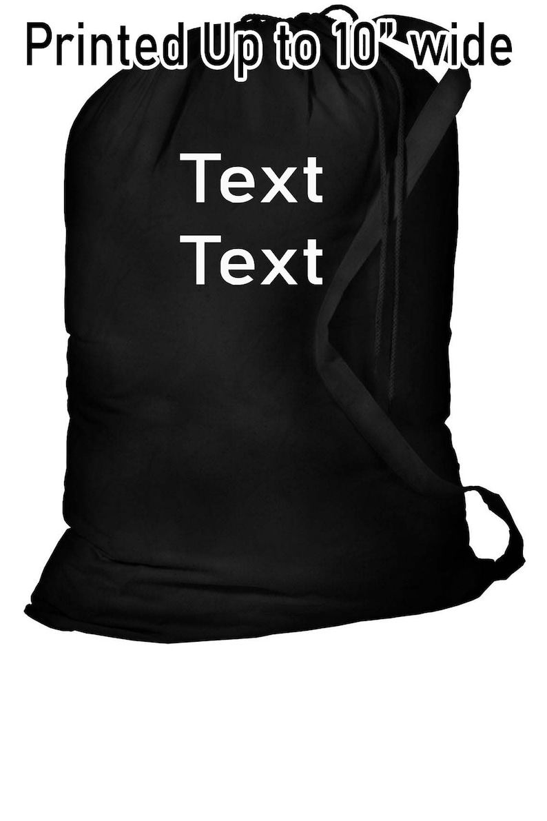 Personalized Embroidered Large Laundry Bag Monogram Laundry Etsy