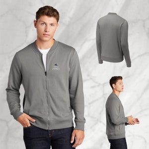 Embroidered Sport-Tek® Lightweight French Terry Bomber - Add Text, Logo, Name or Company Name
