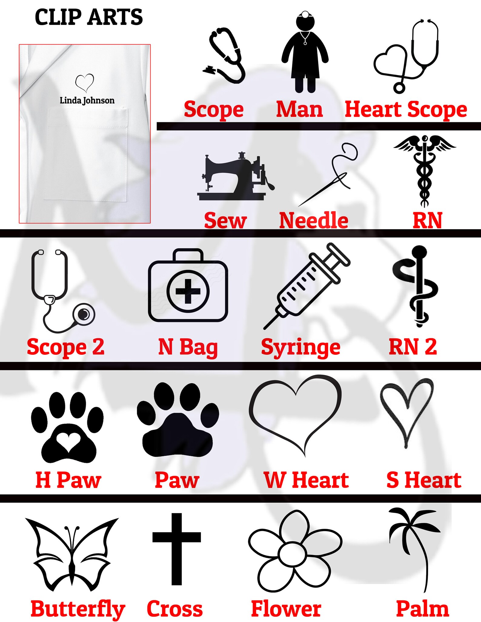 Embroidered White Lab Coat White Lab Coats for Men & Women Etsy