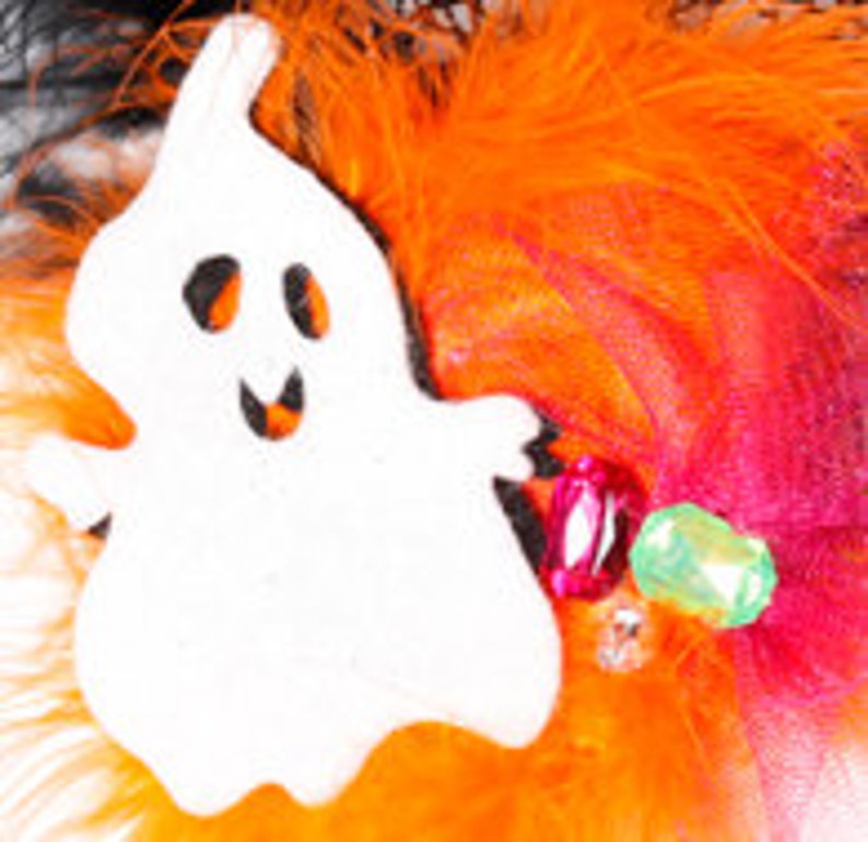 Happy Ghost Halloween Fascinator image 2