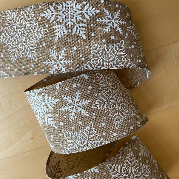 Snowflake Ribbon - Etsy