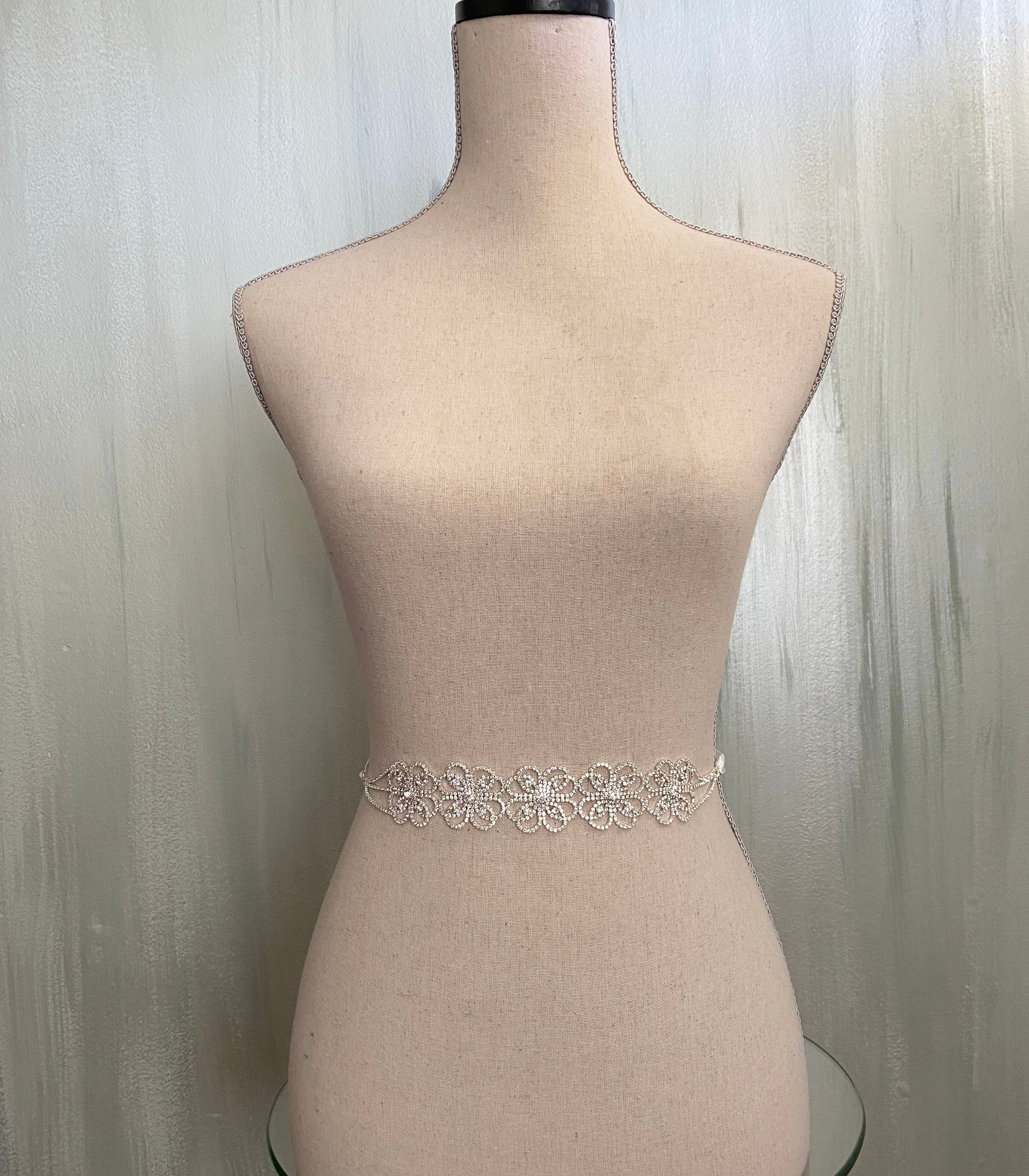 Bridal Hair/bridal Belt/communion Bling/confirmation/flower 