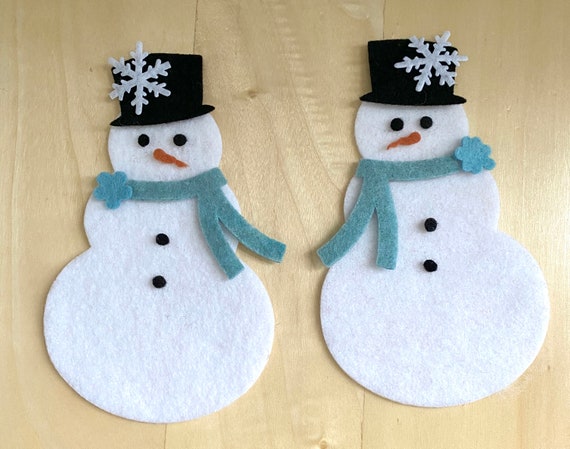 Snowman DIY Kit Needle Felting Kit Snowman Kit Christmas Kit Make Your Own  Christmas Decoration Craft Kit Christmas Craft 