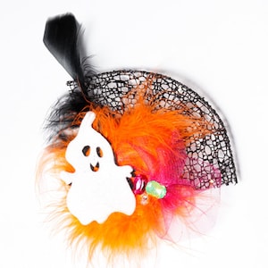 Happy Ghost Halloween Fascinator image 1