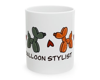 Balloon Artist Ceramic Mug, 11oz.