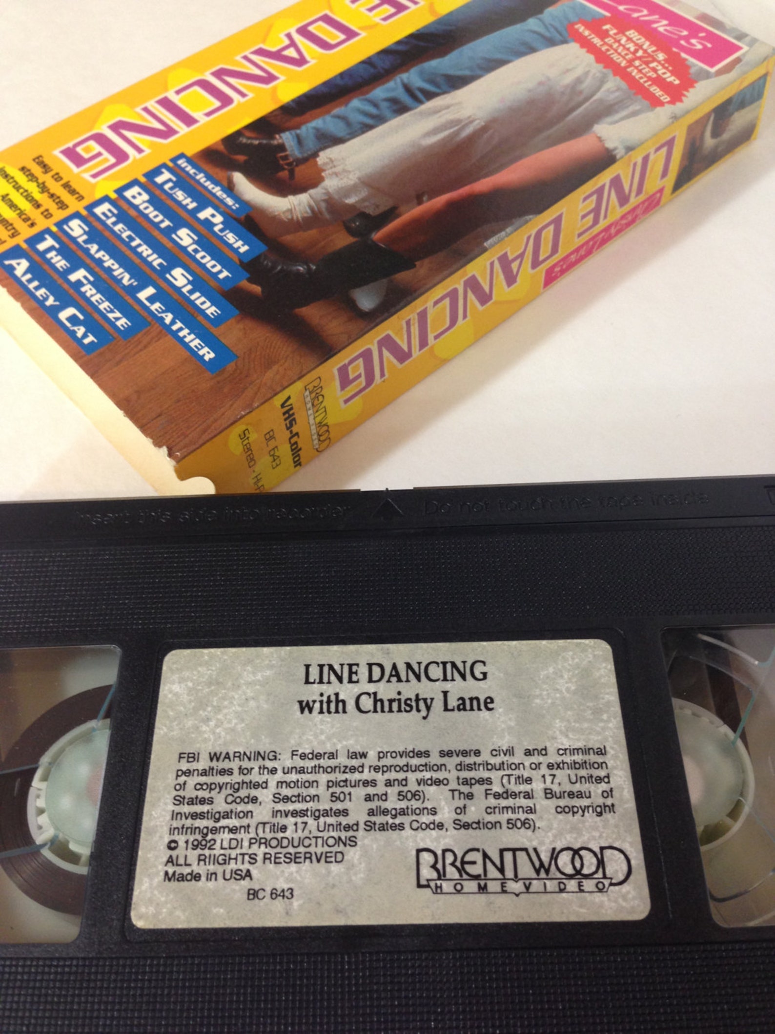 Christy Lane's Line Dancing VHS Tape Instructional Video - Etsy