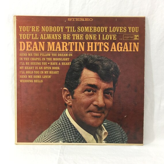 Dean Martin Hits Again Vintage Vinyl Record Album 33 Rpm Lp Etsy
