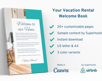 Digital Airbnb Welcome Book Template created by Superhosts