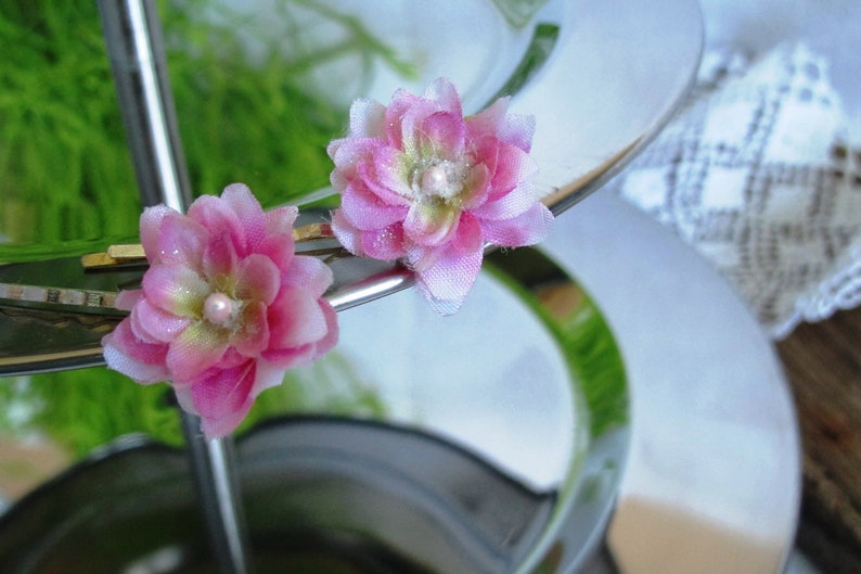 Floral Hair Pins Summer Wedding Hair Accessories Etsy