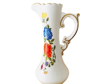 Aynsley England Miniature Pitcher Bone China 3.75 Inch High Mini Bud Vase Made in England