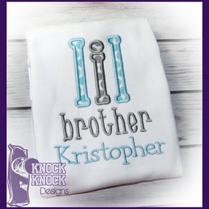 LIL BROTHER Sibling Appliqued Shirt | Little Brother Shirt | Little brother | Sibling Shirts