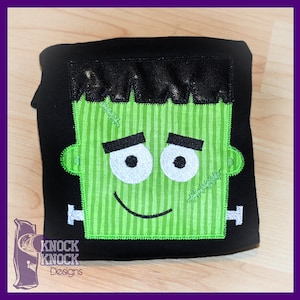 HALLOWEEN Mr. Frankenstein Face Appliquéd Shirt