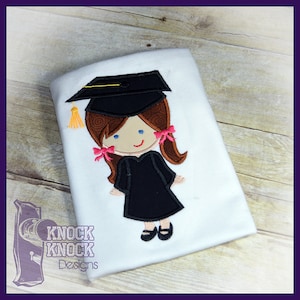 Kindergarten Graduate appliqued Shirt | Personalized Graduation Shirt | Back to School Shirt | Little Girl Graduate | Little Boy Graduate