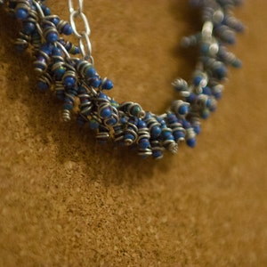 Blue Resistor Cluster Bracelet image 2