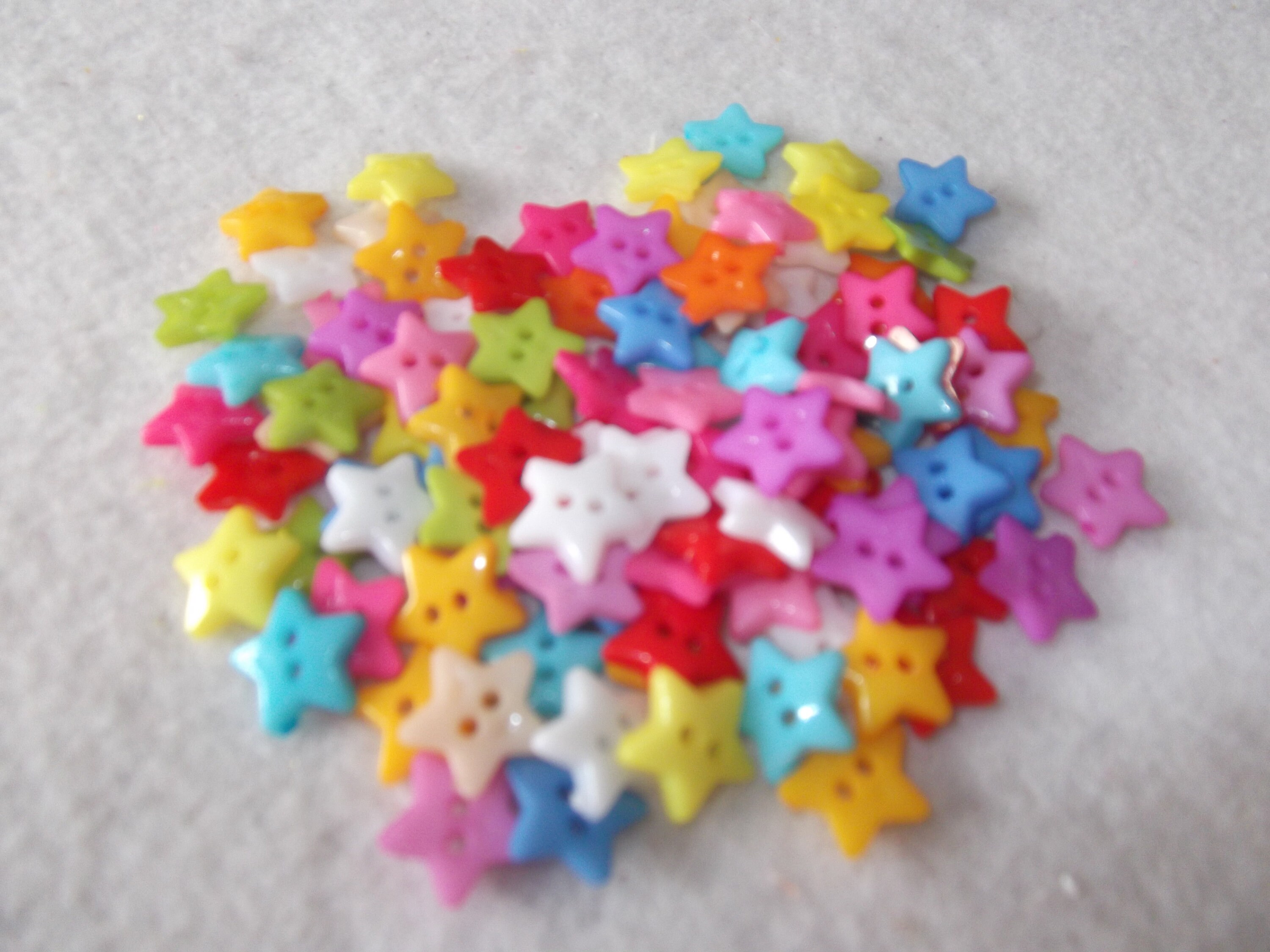 Star shaped button assortment new 100 pieces Etsy