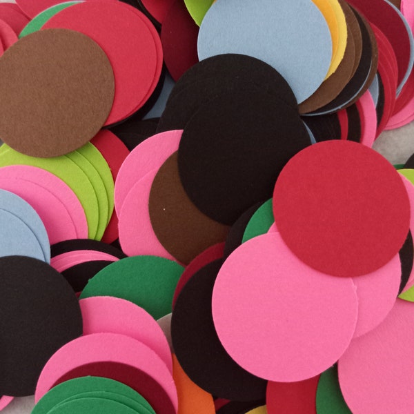 Cardstock Circles Etsy