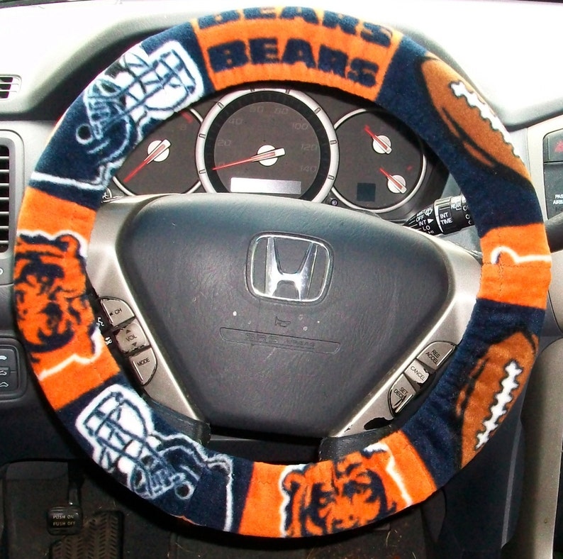 Steering wheel cover Chicago Bears 3 patterns other NFL | Etsy