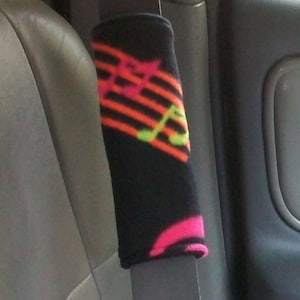 Seat belt cover - Novelty music patterns*****