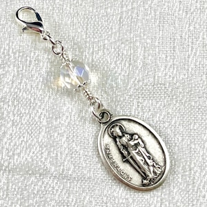 SAINT DYMPHNA MEDAL/Patron of Mental Disorders/Blessed Sacramental/Rosary Marker/Confirmation/First Communion/Christmas Catholic Gifts