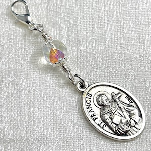 SAINT FRANCIS of ASSISI Medal/Patron of Animals/Blessed Sacramental/Rosary Marker/Confirmation/First Communion/Christmas Catholic Gifts