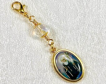 SAINT BENEDICT/Rosary Marker/Zipper Pull/Protection from Demons/Confirmation/ First Communion/Christmas Catholic Gifts