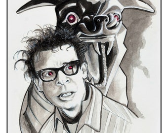 Louis Tully wall art print 11x14 Ghostbusters Rick Moranis - Free shipping to US